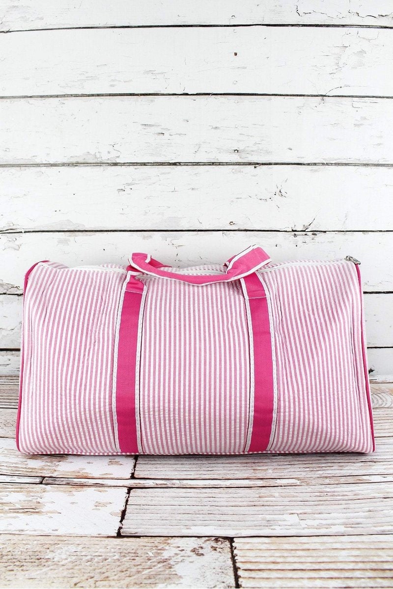 Seersucker duffle bag wholesale hotsell