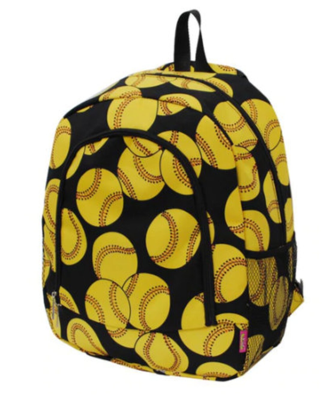 Large Multi Softball Backpack Multi Softball Backpack Yellow Etsy