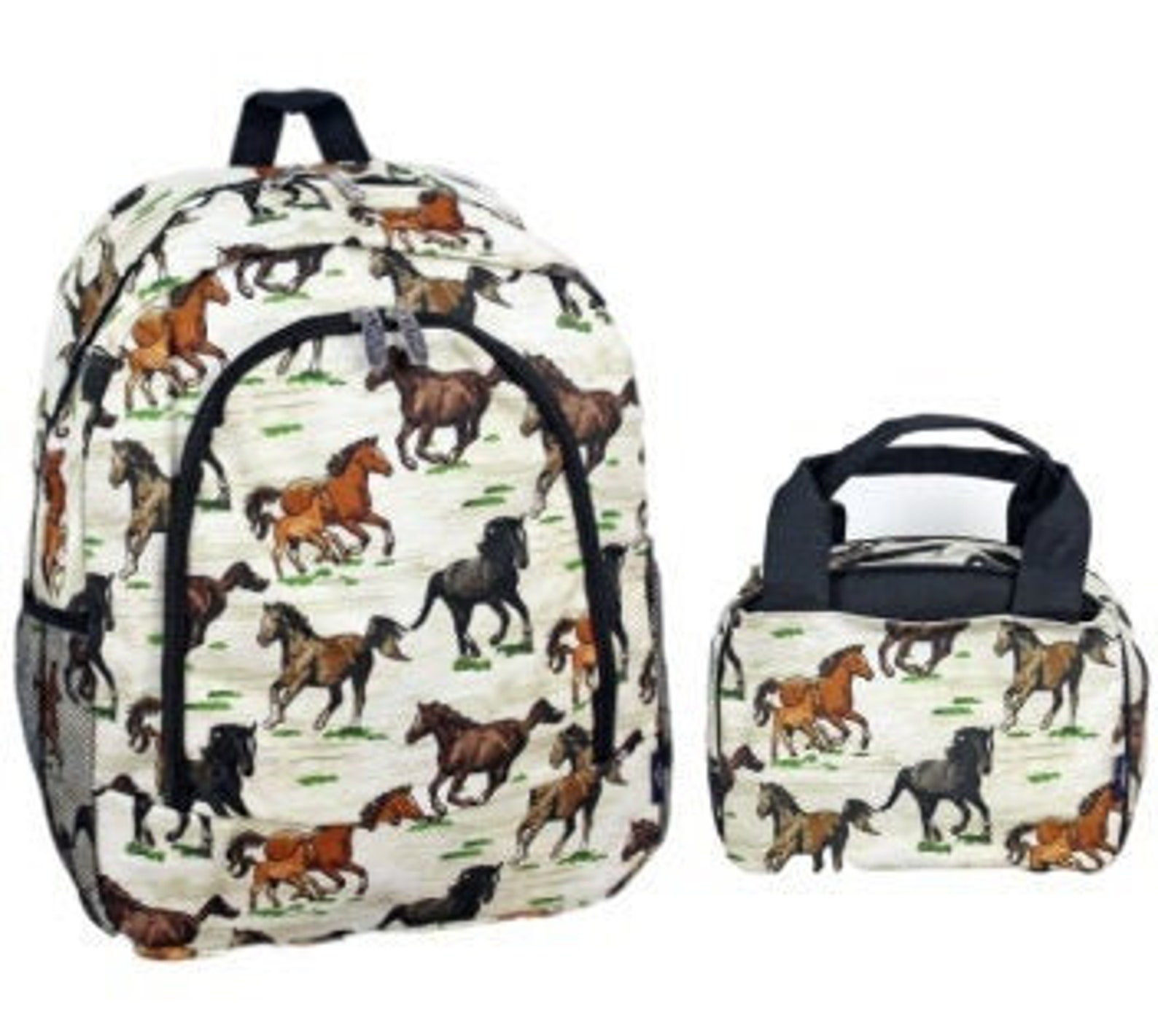 Large Horse Backpack horse Lunch box Monogram backpack Etsy.de