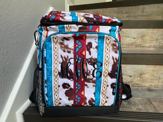 Monogram Tribal Backpack Cooler 