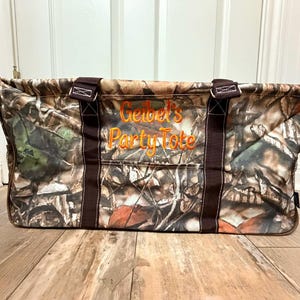 Personalized Embroidered NGIL Camouflage Collapsible Tailgate Utility Tote