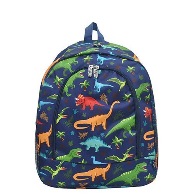 Personalized Dino Backpack Lunchbox Set, Boys Monogram Backpack Lunchobox  Set, Embroidered Backpack and Lunchbox, Dino Backpack, School Set 