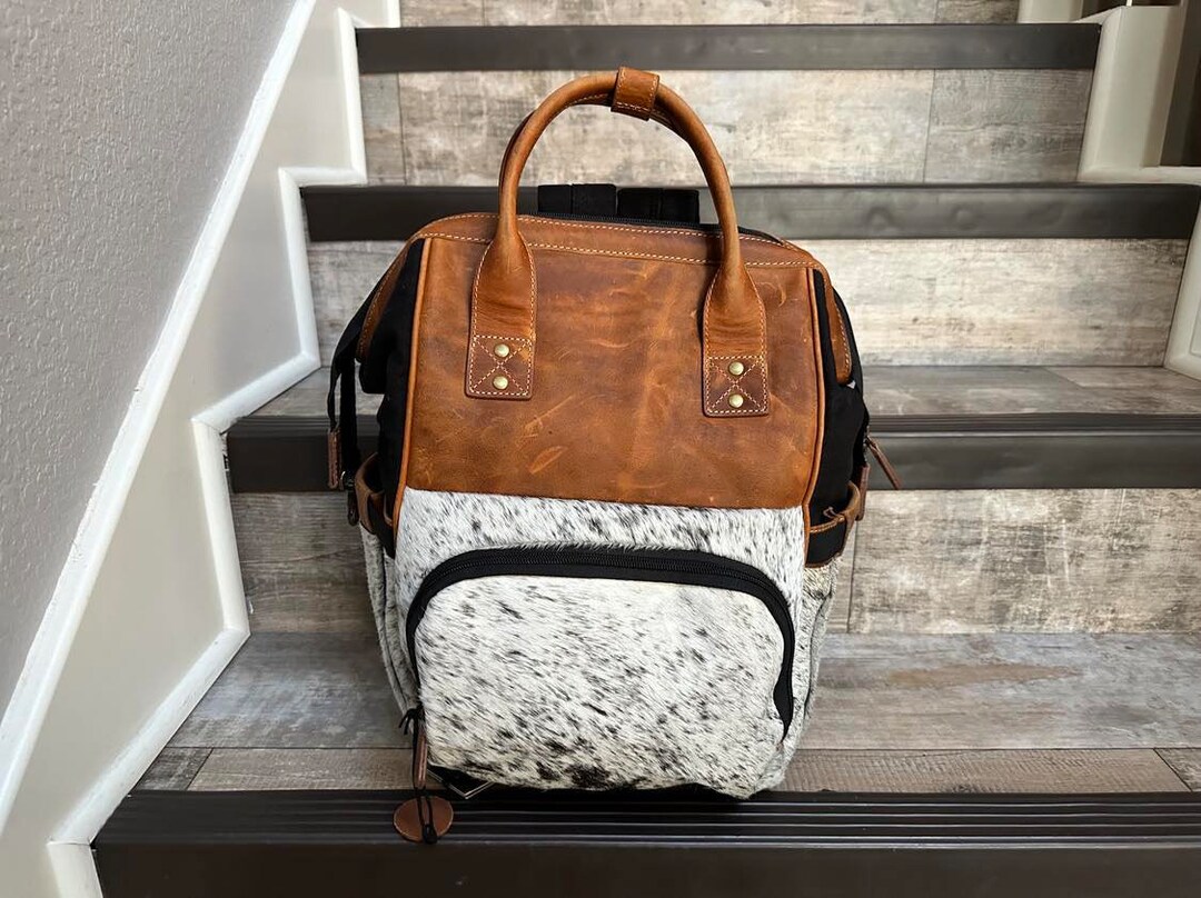 Samson Trails Diaper Bag, Monogram Backpack Diaper Bag, Nappy Bag With