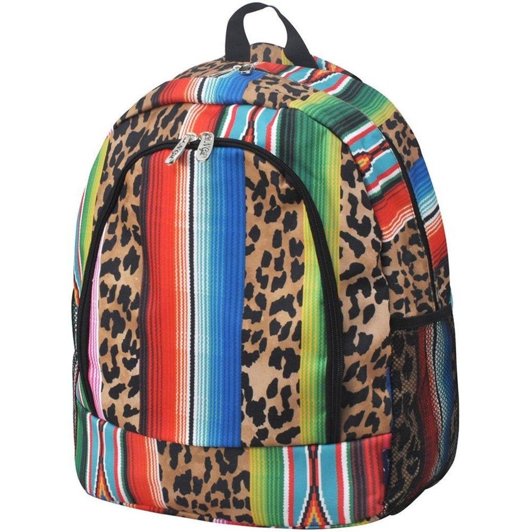 Girls Rainbow Leopard Backpack  The Children's Place - NEON BERRY