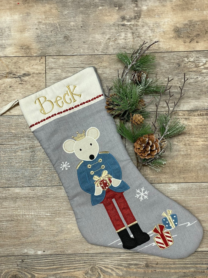 Mon Ami King Mouse Christmas Stocking