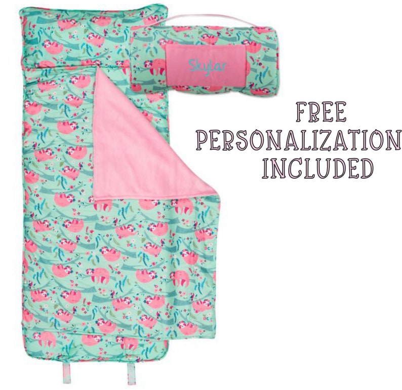 Nap Mat Stephen Joseph Sloth Nap Mat Personalized Girls Etsy