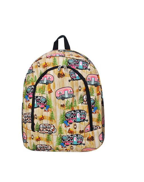Large Happy Camper Backpack, Camper School Bag, RV There yet  display picture 3
