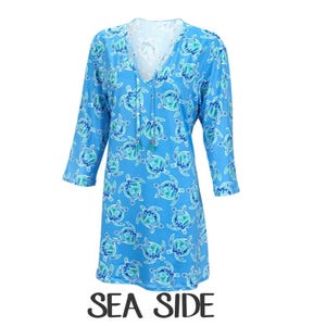 Women&#39;s Tunic - Monogram Tunic - Personalized Pullover - Womens Cover-Up - Women&#39;s Fashion - Fashion Tunic - Women&#39;s Gift - Starfish Tunic