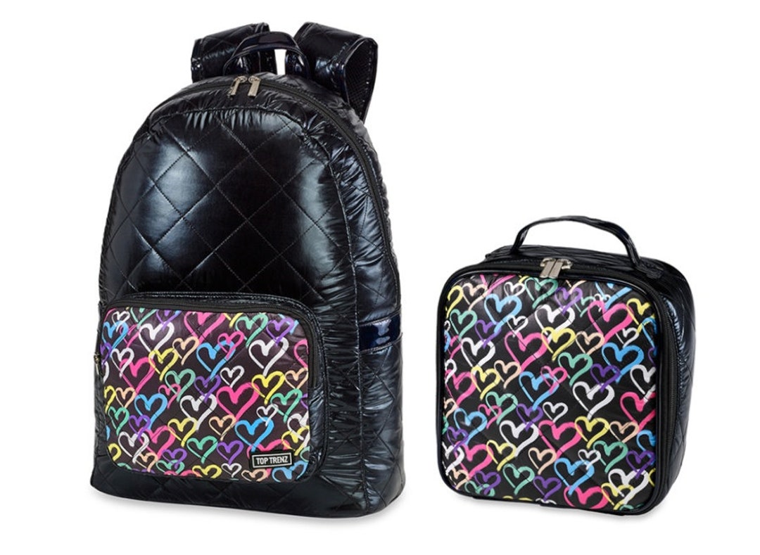 Cheetah Hearts Kids Backpacks and Lunch Box