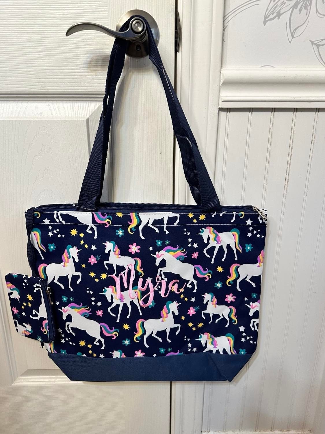 Cute Tote Bag Unicorn, Clothing and Apparel