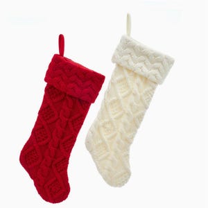 Embroidered Christmas Stockings, Personalized Christmas Stockings, knit Stocking, Christmas knit Stocking, sweater stocking