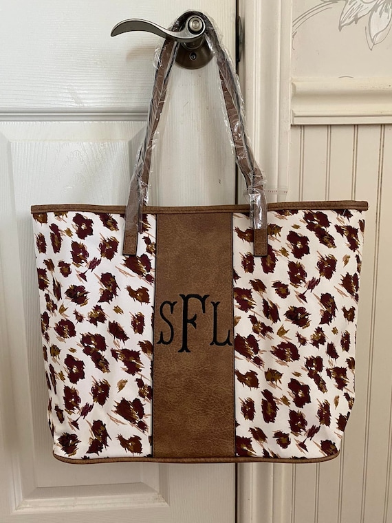 Cheetah Cowhide Tote Bag Custom Made