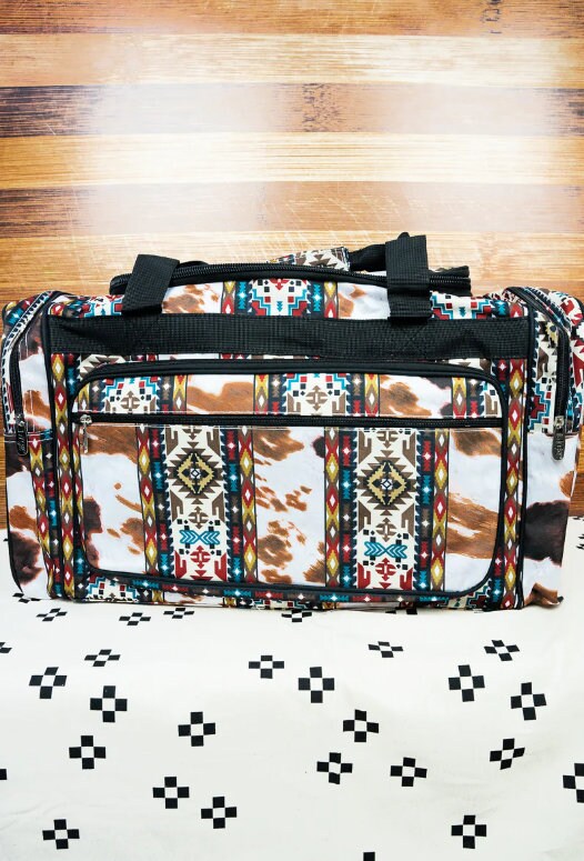 Aztec Print Weekender Bag – Lola Blu Boutique