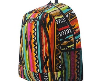 tribal print backpack