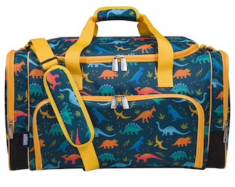 Wildkin Jurassic Dinosaur Weekender Duffel Bag, Personalized Dinosaur weekender, boys dino weekender, boys travel bag, boys duffle