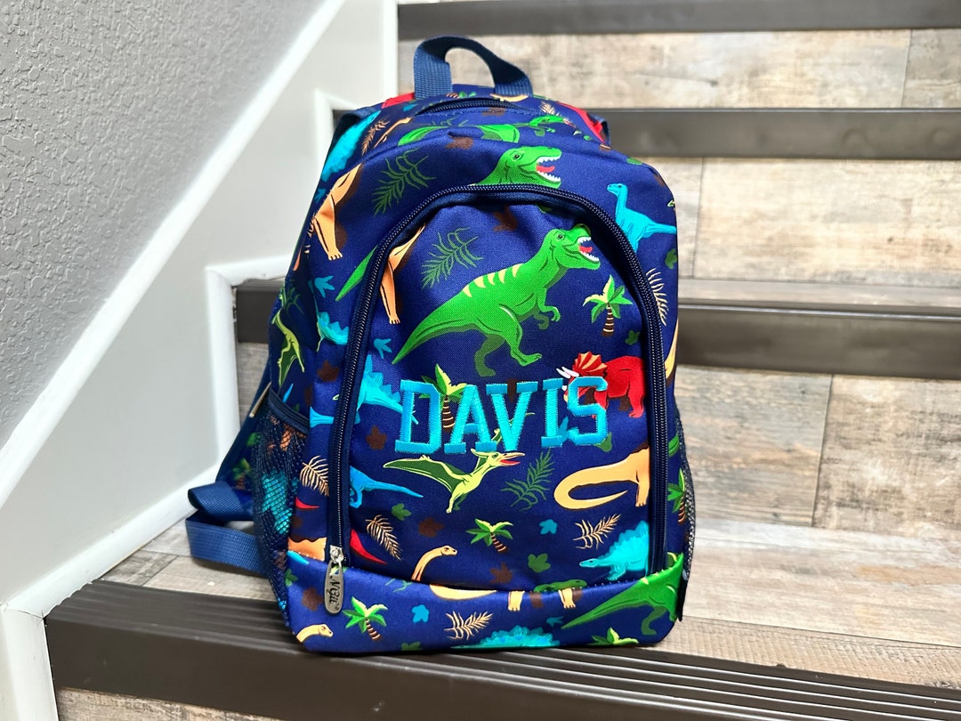 Toddler Backpack Boy, Medium Dinosaur Backpack, Dino Lunch Box