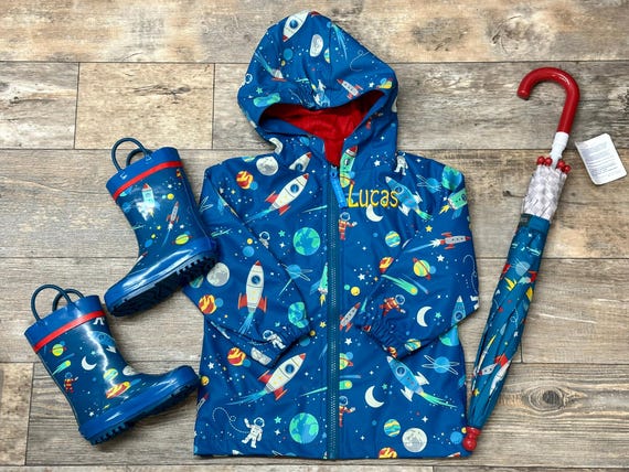 BLUE WATERPROOF COAT IN POLYURETHANE, CHILD BLUE WATERPROOF COAT IN POLYURETHANE, CHILD