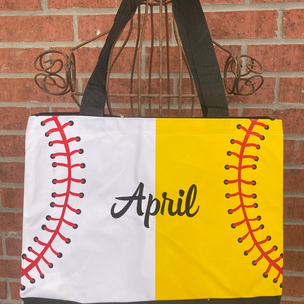 Embroidered Softball Etsy