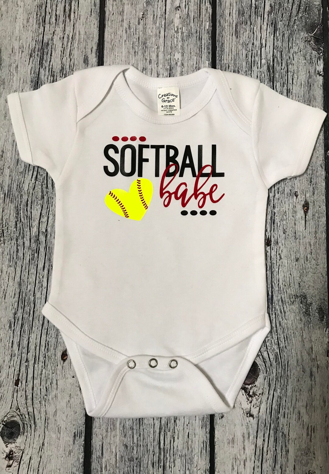 Softball Babe Bodysuit, Softball Bodysuit, Baby Shower Gift, Baby
