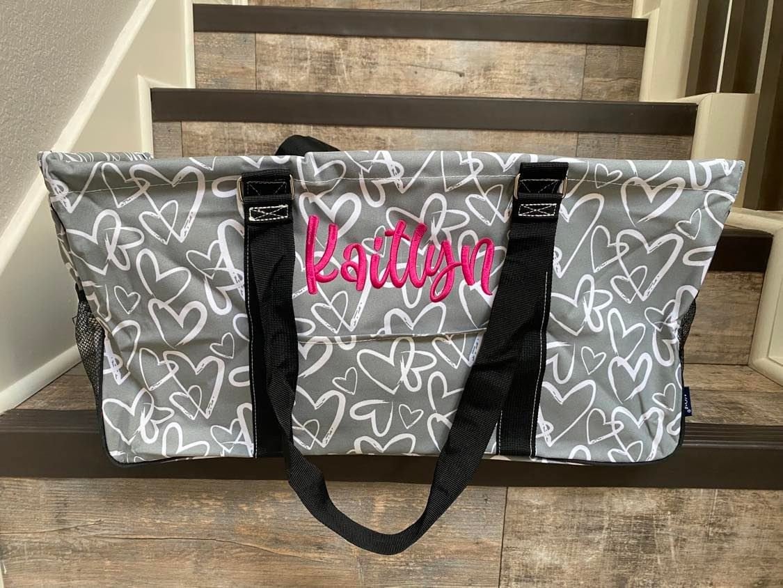 Thirty One Large Utility Tote Bag organizer with handles holds 50 lbs ships  free