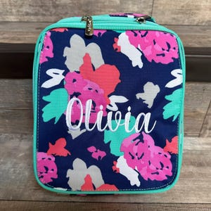 Personalized Amelia Lunchbox, Amelia Lunchbox , girl personalize lunchbox, viv and lou lunchbox, floral lunchbox