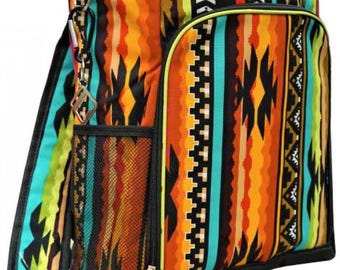 Monogram Tribal Backpack Cooler, Personalize Backpack Cooler, Backpack Cooler for hiking, Barrel race Backpack Cooler, Pool Backpack Cooler