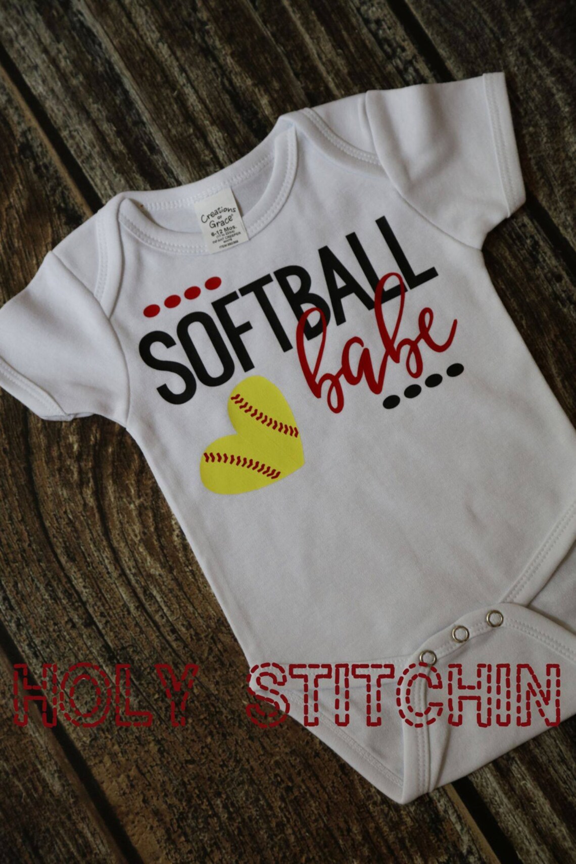 Softball Babe Bodysuit Softball Bodysuit Baby Shower Gift Etsy
