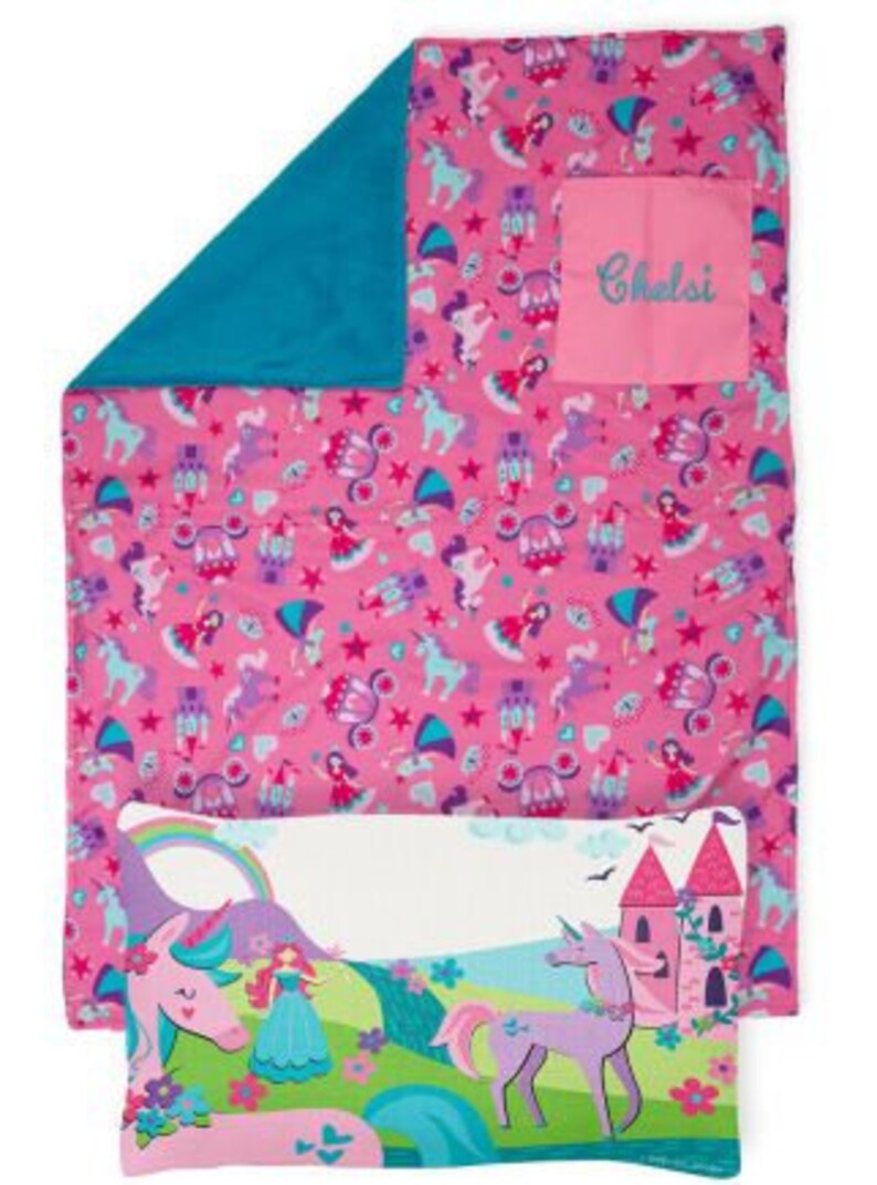Personalized Toddler Blanket and Pillow Preschool Blanket Etsy