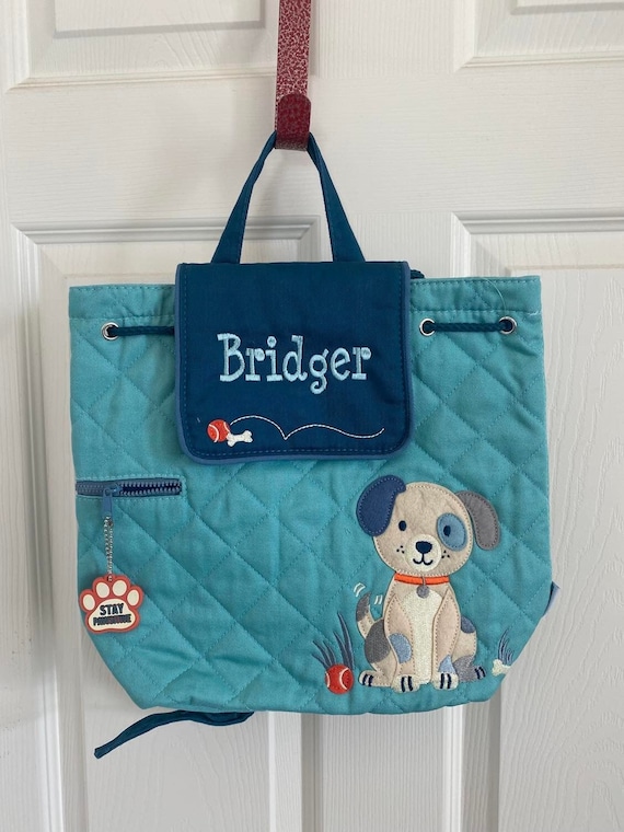 Personalize Quilted Puppy Backpack Stephen Joseph Puppy Backpack Preschool Backpack Toddler Backpack Children Backpack Daycare Backpack Etsy Australia