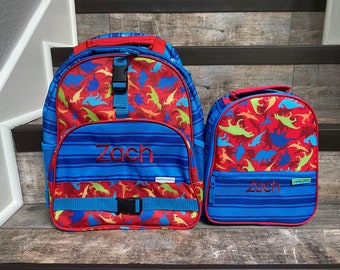 dinosaur backpack and lunchbox set