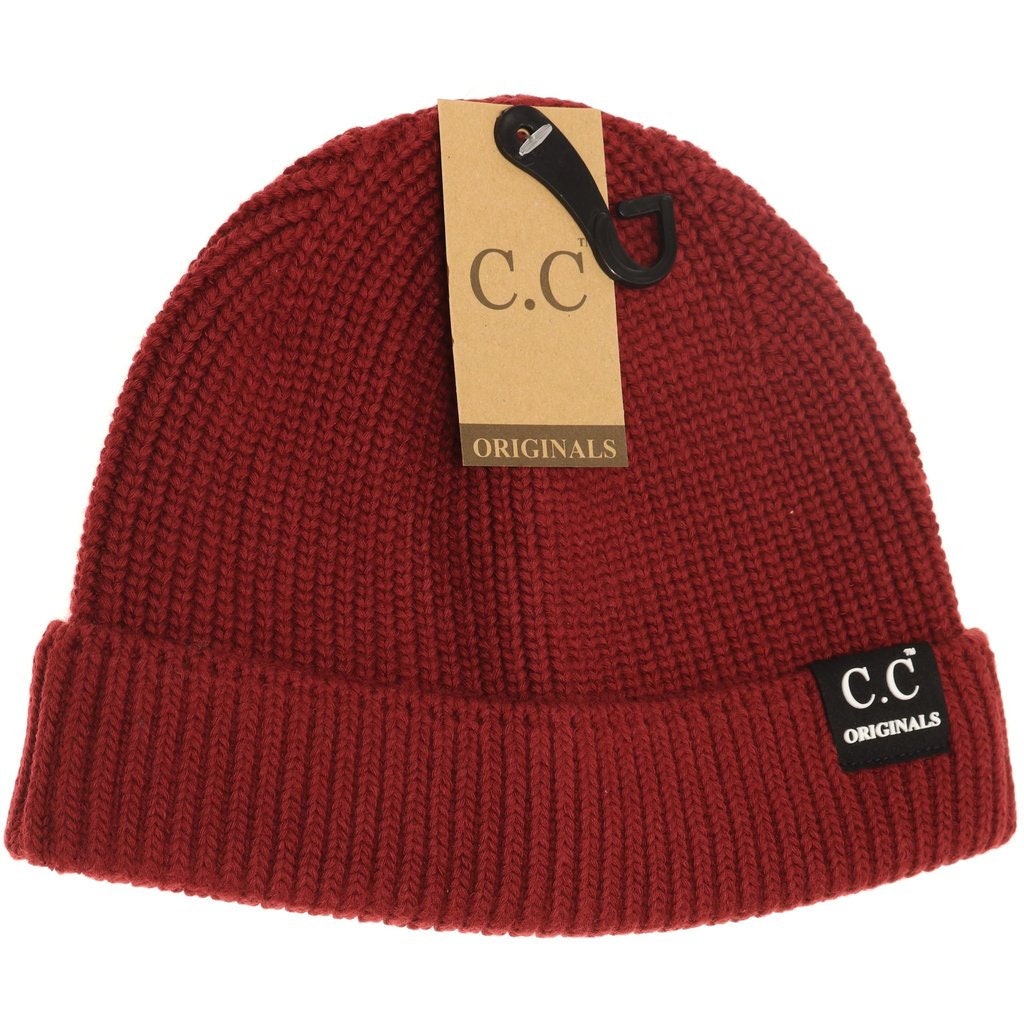 帽子 TIMEWORN CLOTHING COTTON KNIT CAP RED 帽子 TIMEWORN CLOTHING