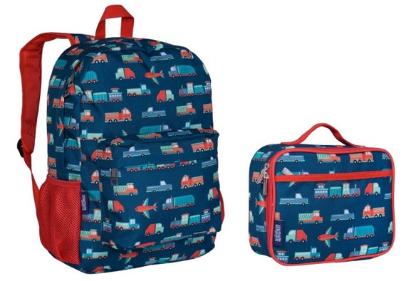 Transporation Backpack Lunchbox Set 