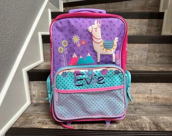 Girls Suitcase, Personalized Rolling Luggage for Girls, Stephen Joseph, Toddler Travel Bag, Children's Rolling Luggage