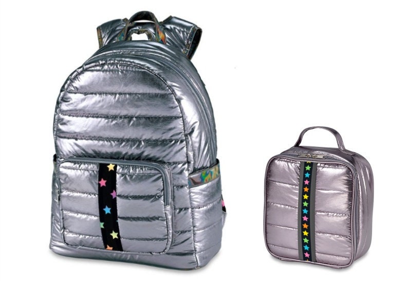 Icy Color Block Puffer Backpack- Girls – TandyWear