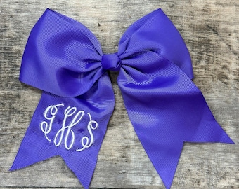 Monogram Hair Bow, Girls Monogram bow , Team bows, Personalized bow , Hair Bow, Bows, Cheer Bow, Dance Bow, Gift for Girl, Game Day Bow