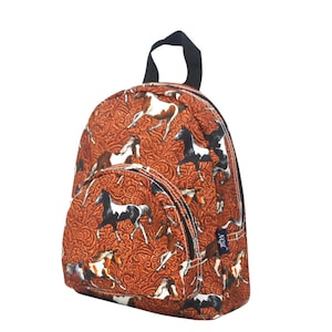 NGIL MINI Spanish Saddle Backpack, horse backpack, personalized horse backpack, little kids horse backpack, toddler rodeo backpack