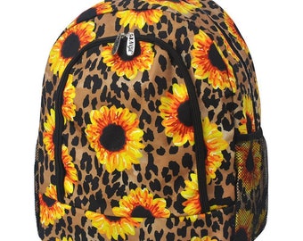 checkerboard sunflower backpack