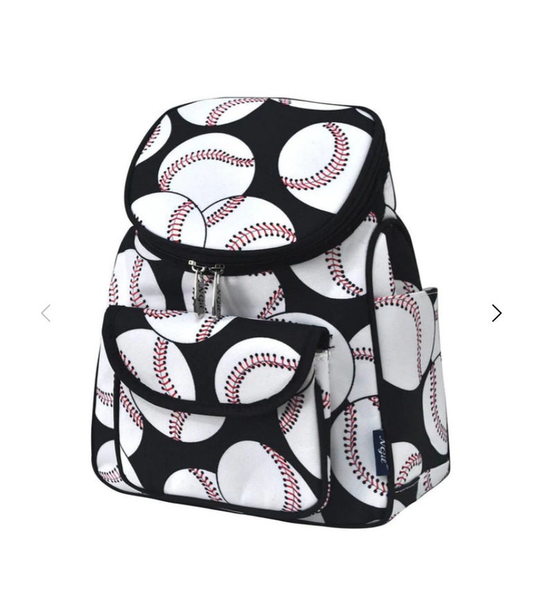 Personalized Mini Baseball Backpack Monogram Baseball Mini Etsy