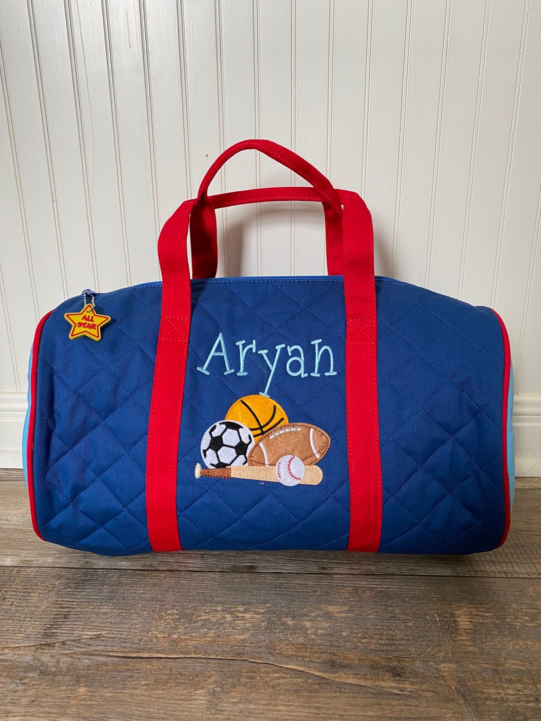 Sports Duffle Bag, Sports Overnight Bag, Boy Sports Duffle, Sports