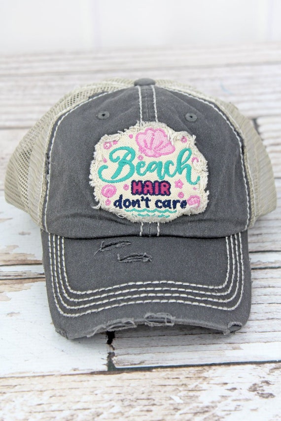 Distressed Beach Hair Don't Care 