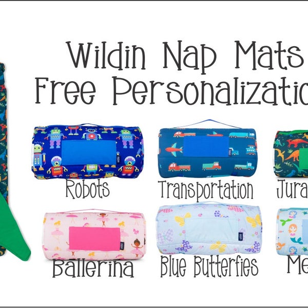 Wildkin Nap mat, nap mat, personalized nap mat, day care nap mat, preschool nap mat, pre-k nap mat, toddler nap mat, nap mat, boy girl mat