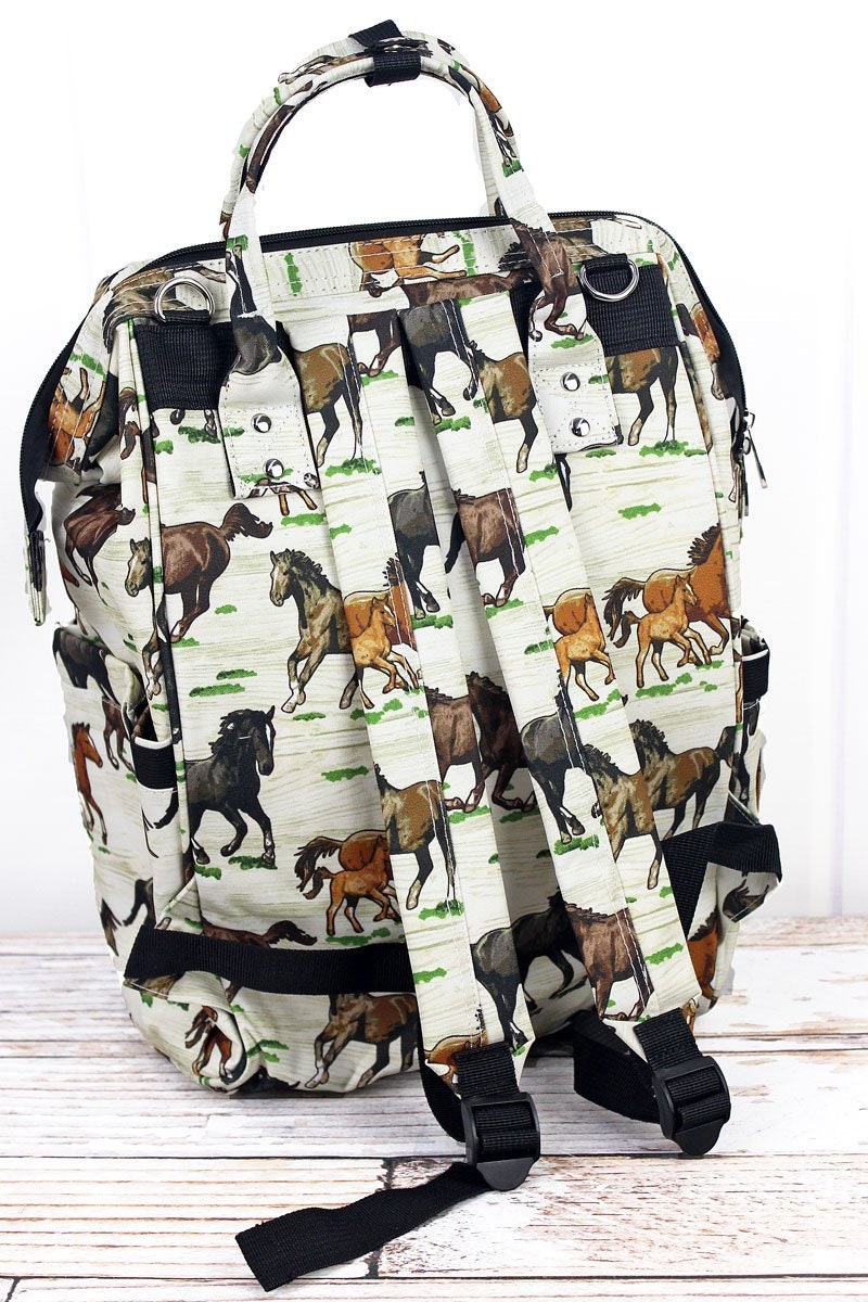 NGIL Horse Diaper Bag Backpack Monogrammed Monogram Backpack Etsy