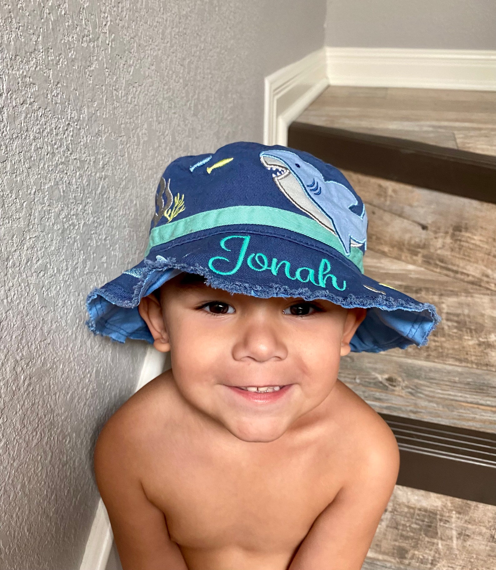 Personalized Toddler Bucket Hat Children's Stephen Joseph Etsy