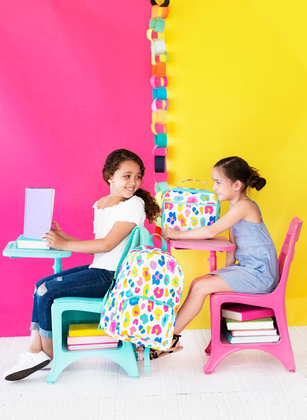Personalize Fun Leopard Backpack, Girl Personalize Backpack  display picture 1