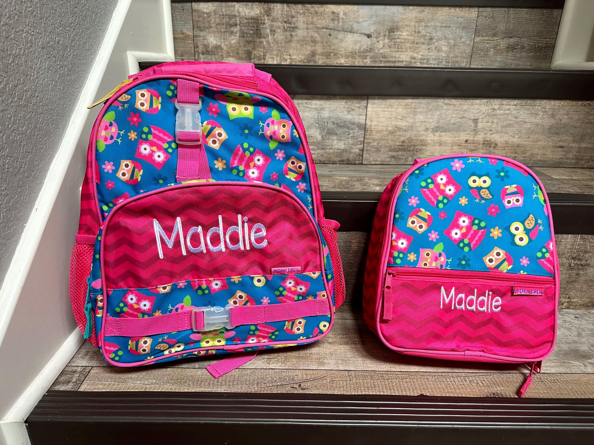 Stephen Joseph Allover Print Owl Backpack Lunchbox Set Stephen Joseph Lunch Box Personalized Lunchbox Preschool Backpack Owl Lunch Box Etsy Ireland