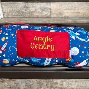 space nap mat, personalized nap mat, day care nap mat, preschool nap mat, pre-k nap mat, toddler nap mat, nap mat, boy nap mat