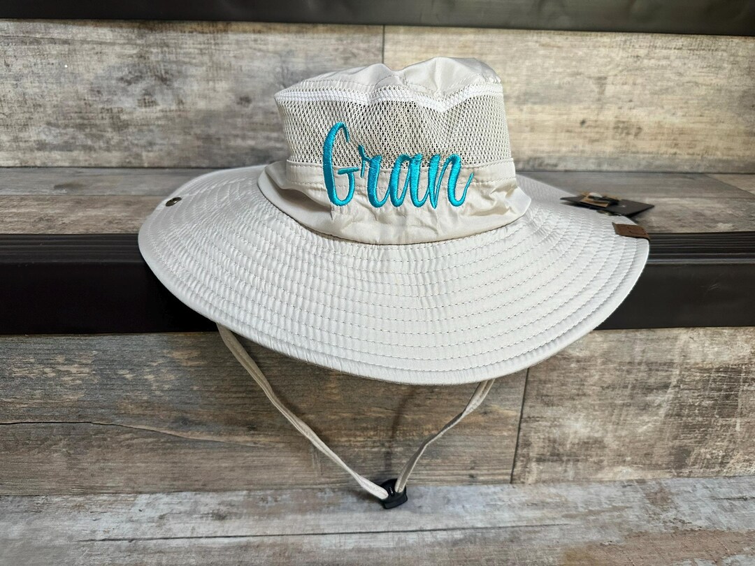 Rare C.C Adjustable Brim Sun Hat Liz Claiborne Blue Hats for Women for sale | eBay main image 2