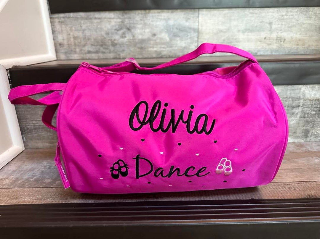 'Dance' Metallic Quilted Medium Duffle Bag- Light Pink main image 1