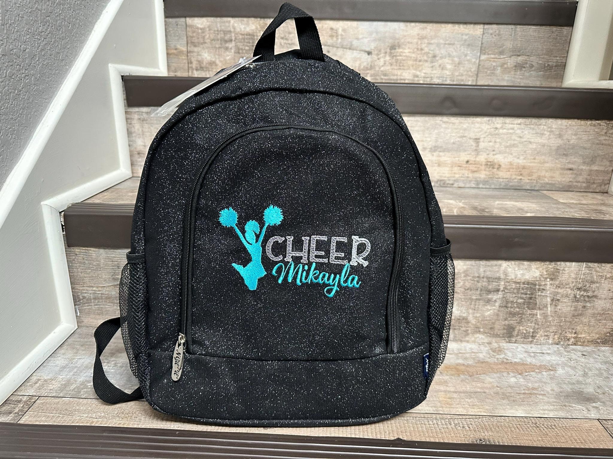 Glitter Personalized Nfinity Bling Backpack Cheap Cheer Bags
