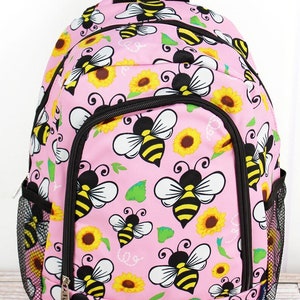 sunflower backpack and lunchbox